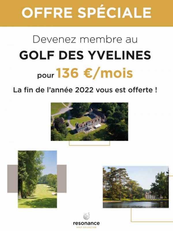 Offre nouveau membre, offre abonnement membre Golf des Yvelines